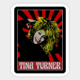 Tina Turner Pop Art Fan Art Sticker
